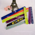 Snap de Chine usine OEM personnalisé promotionnel enfants PVC noir bracelet